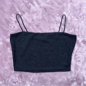Shimmery Black Cami / Tube Top